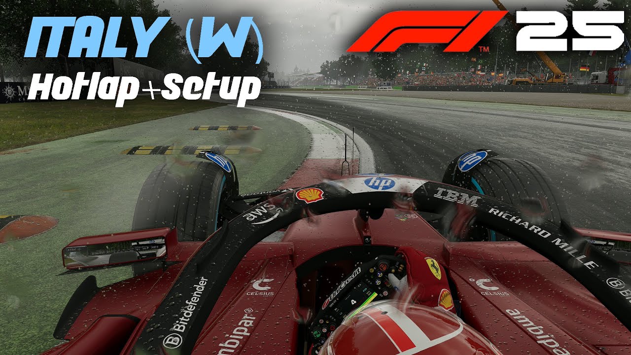 F1 25 Italy Wet Setup + Track Guide!