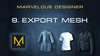 9. Export Модели Из Marvelous Designer | Курс Дизайна В Md