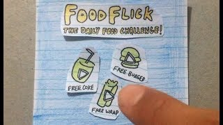 FoodFlick Mobile Game - Paper Prototype