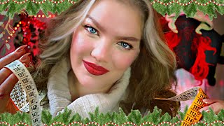 ASMR Tailor Crafts Your Xmas Outfit | Measuring, Writing, Close Up Ear to Ear, Personal Attention RP