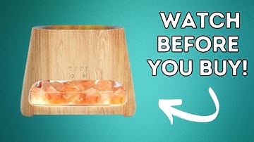 SALKING 2-in-1 Ultrasonic Essential Oil Diffuser & Himalayan Salt Lamp | Product Review