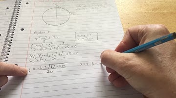 Points of Intersection Between Line and a Circle