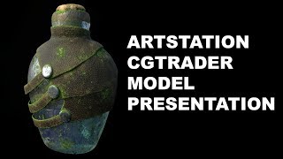 Magic Bottle. CGTrader   Artstation model presentation. 3dsmax/Corona/Redshift/Substance Painter