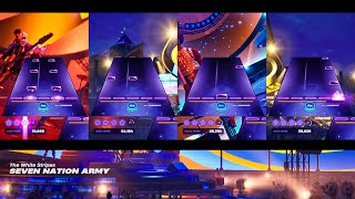 Fortnite Festival - Seven Nation Army (Expert w/ All Instruments) Flawless 100% Gameplay [PC] Resimi