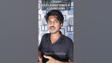 Data Structures & Algorithms (CD3291)Question 2025‼️#annauniversity#cd3291#datastructures#algorithms