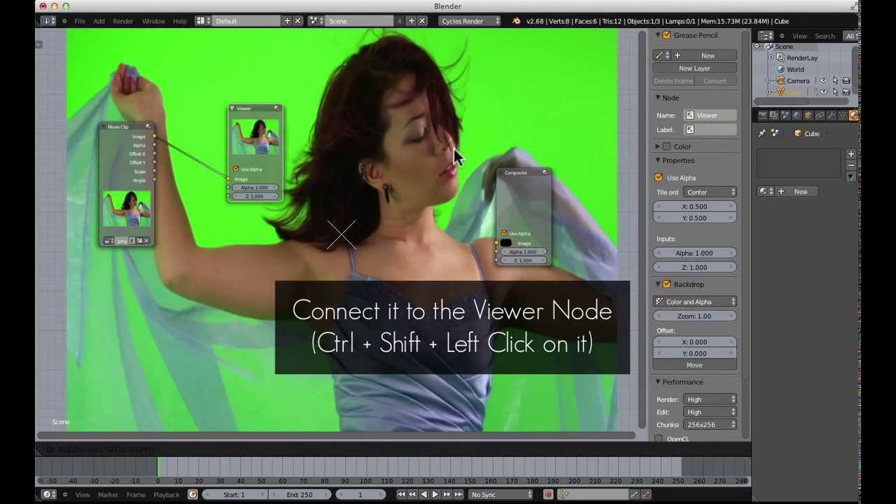 Greenscreen Keying in less than 2 with Blender - YouTube