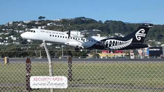 Wellington Airport | Air New Zealand | ATR 72-600 (ZK-MZE) take off RWY34