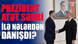 Prezident ATƏT-in fəaliyyətdə olan sədrinin başçılıq etdiyi nümayəndə heyətini qəbul edib