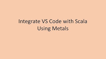 VS Code Integrate Scala with Metals | #spark #scala #databricks