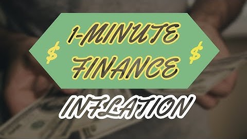 1-Minute Finance: Inflation
