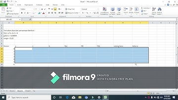 Uts Metode Numerik, contoh soal persamaan dan eksponen menggunakan metode regula falsi
