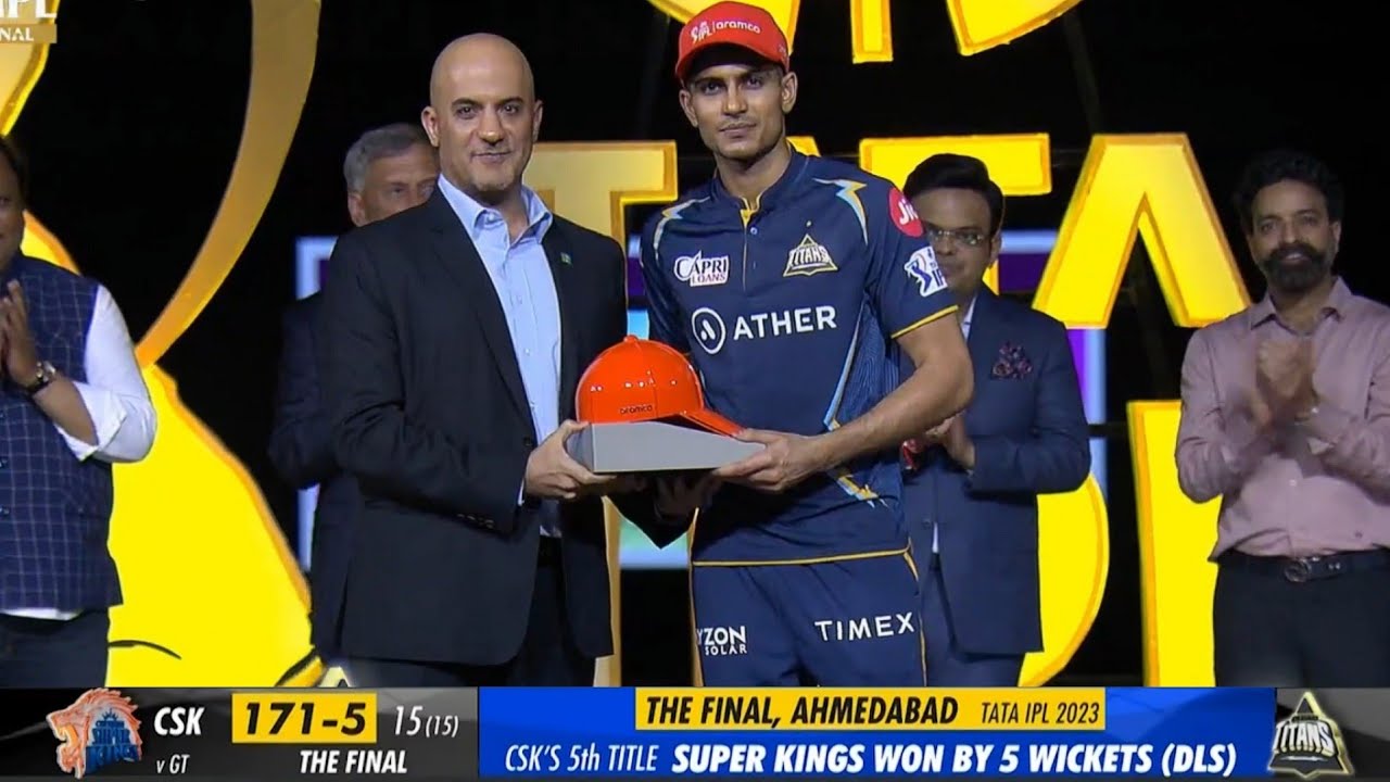 Shubman Gill Player of the Tournament IPL 2023 Orange Cap 10 Lakh Prize