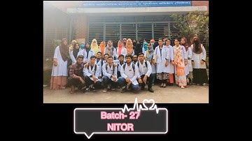 INTRO WITH 27th BATCH-NITOR II PHYSIOTHERAPY TV NITOR