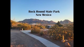 Camping at Rockhound State Park New Mexico