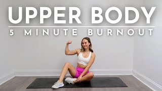 Quick and Intense ARMS BACK and CHEST Burnout