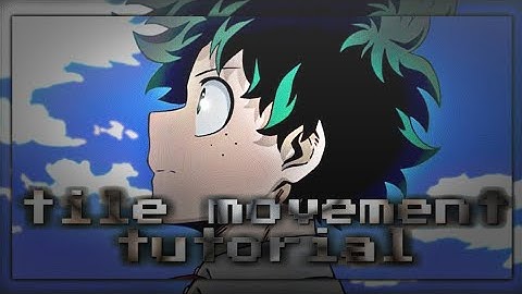 Smooth tiles movement tutorial for Alightmotion