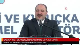 Bakan Varank Vsy Biotechnology Gibi Firmalara İhtiyacımız Var