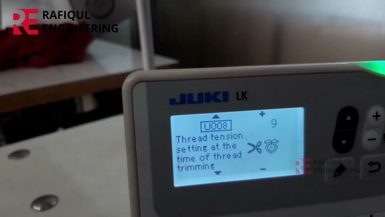 Juki LK-1900B thread broken problem solve. juki bartack machine thread broken problem solve