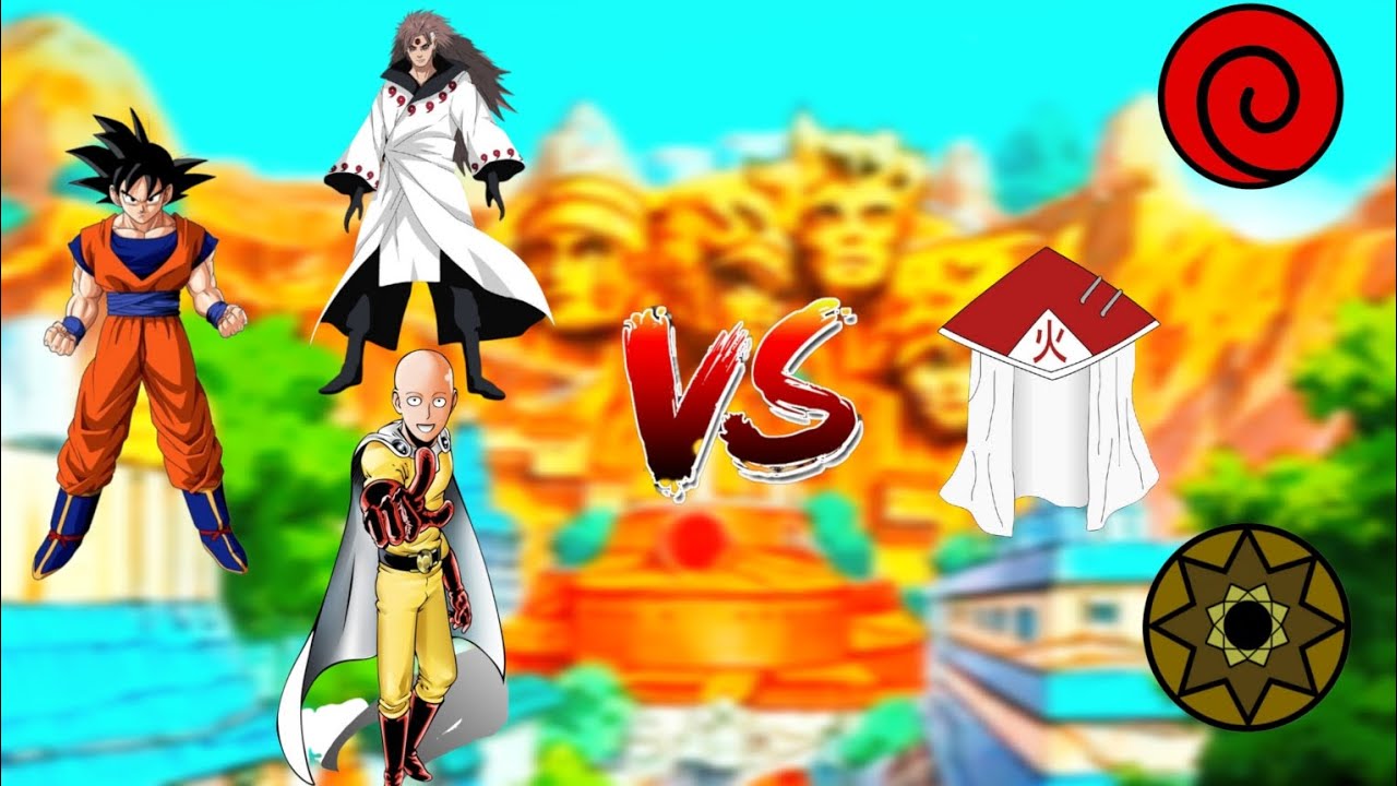Madara 🆚 Otsutsuki, Goku 🆚 hokage, Saitama 🆚 Uzumaki