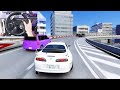 1147HP Drag Toyota Supra - Assetto Corsa - Logitech Wheel Gameplay