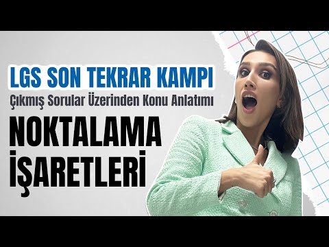 LGS 2024 Son Tekrar Kampı | Noktalama İşaretleri #lgs #lgstürkçe #noktalamaişaretleri