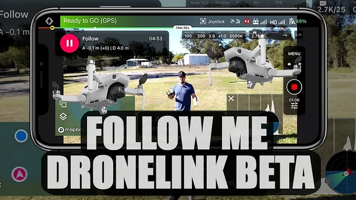 Follow Me Mode For Mavic Mini Using Dronelink Beta | Dronelink vs Litchi | DansTube.TV