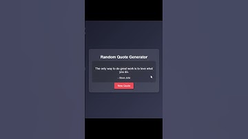Random Quote Generator Shorts #viralshorts #coding #randomvideo