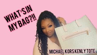 What’s in my bag? | Michael Kors Kenly Tote