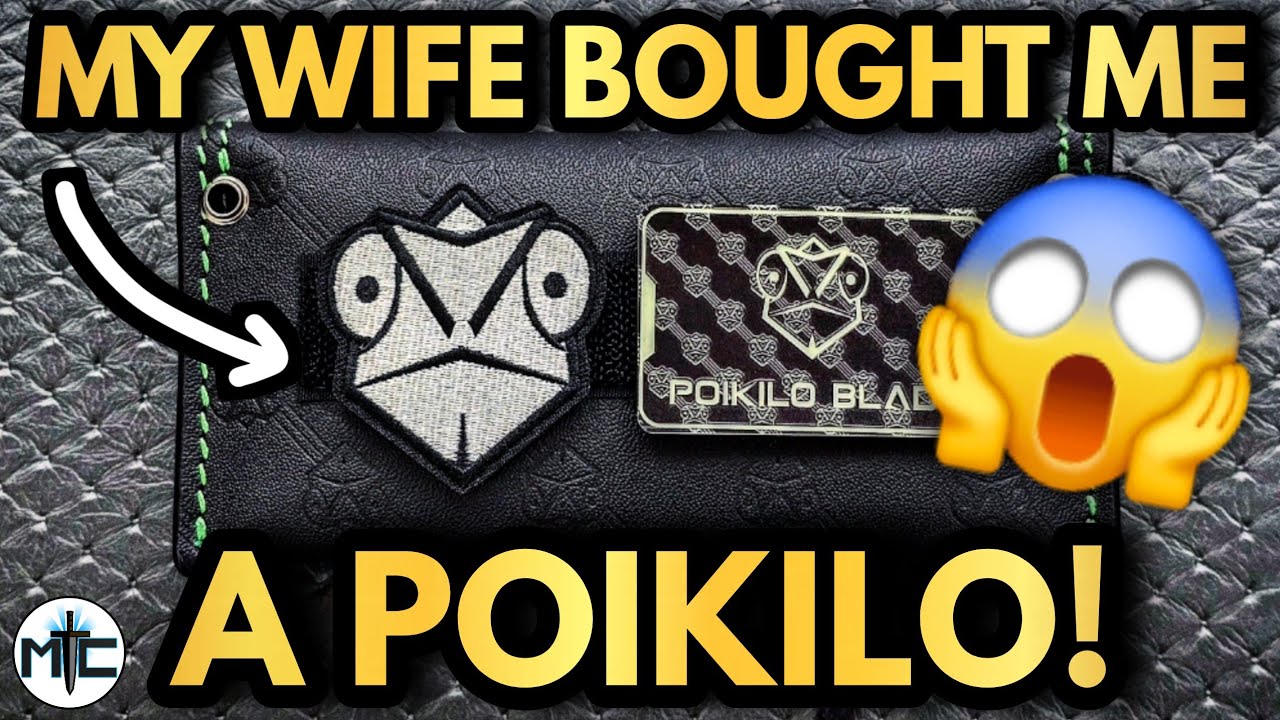 My Wife Bought Me A POIKILO Knife For Our Anniversary! 