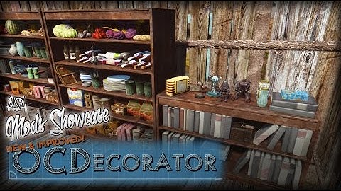 Fallout 4 - OCDecorator - Settlement Building Mod (PS4 Mod Showcase)
