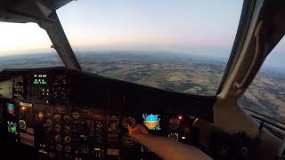 SPECTACULAR VIDEO First Officer HEAD GOPRO ATR 42-320F RETRO Lyon Saint Exupery Landing FRANCE