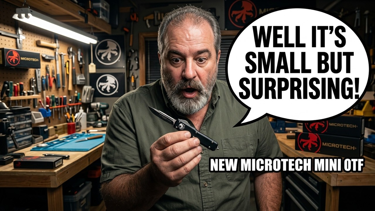 Microtech Mini OTF Out The Front Detailed Review - YouTube