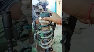 how to change shock absorber rubber mount|boot #shorts #car #suspension