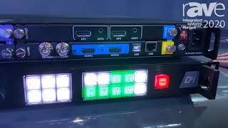 ISE 2020: RGBlink Demos D4 4K Presentation Processor and Switch with Modular Design
