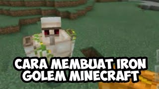 Cara Membuat Golem Dari Block Apapun Di Minecraft PE!