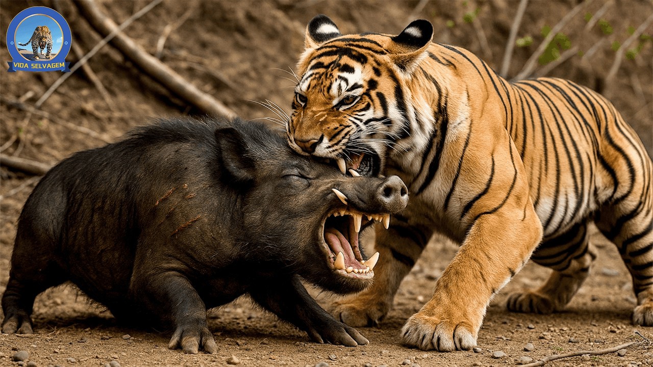 A Batalha Sem Fim Entre o Tigre-de-Bengala e suas Presas #animaisselvagens #vidaselvagem