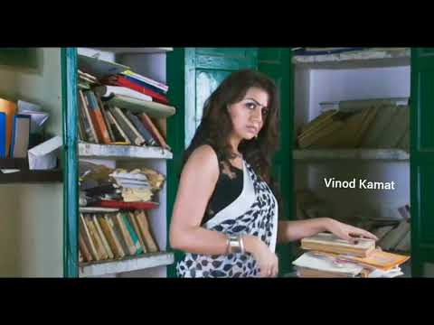 Beautiful Actress Nikki Galrani Hot Saree Navel Scene