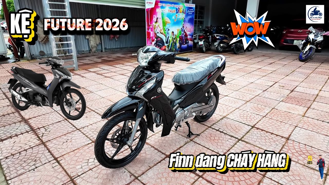 KỆ Future 125 FI 2026 ra mắt - Jupiter Finn 115 FI 2025 vẫn đắt hàng 