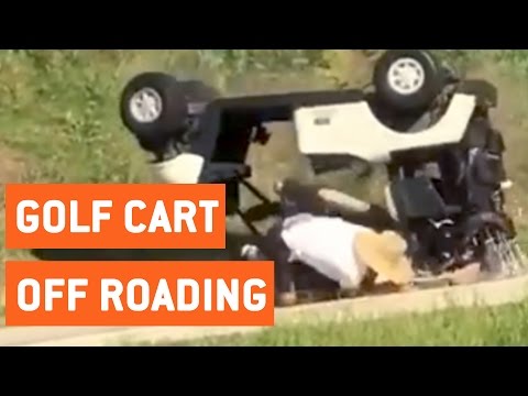 Golf Cart Off Roading | Rollover