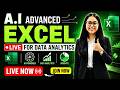 🔴A.I Advance Excel Live For Data Analaytics 2026