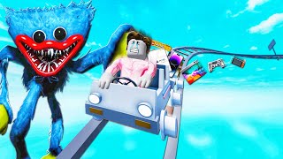 NẾU SLENDERMAN LÁI TÀU LƯỢN SIÊU TỐC GIAO HÀNG TRÊN TRỜI CAO 1000M TRONG CART RIDE DELIVERY SERVICE screenshot 4