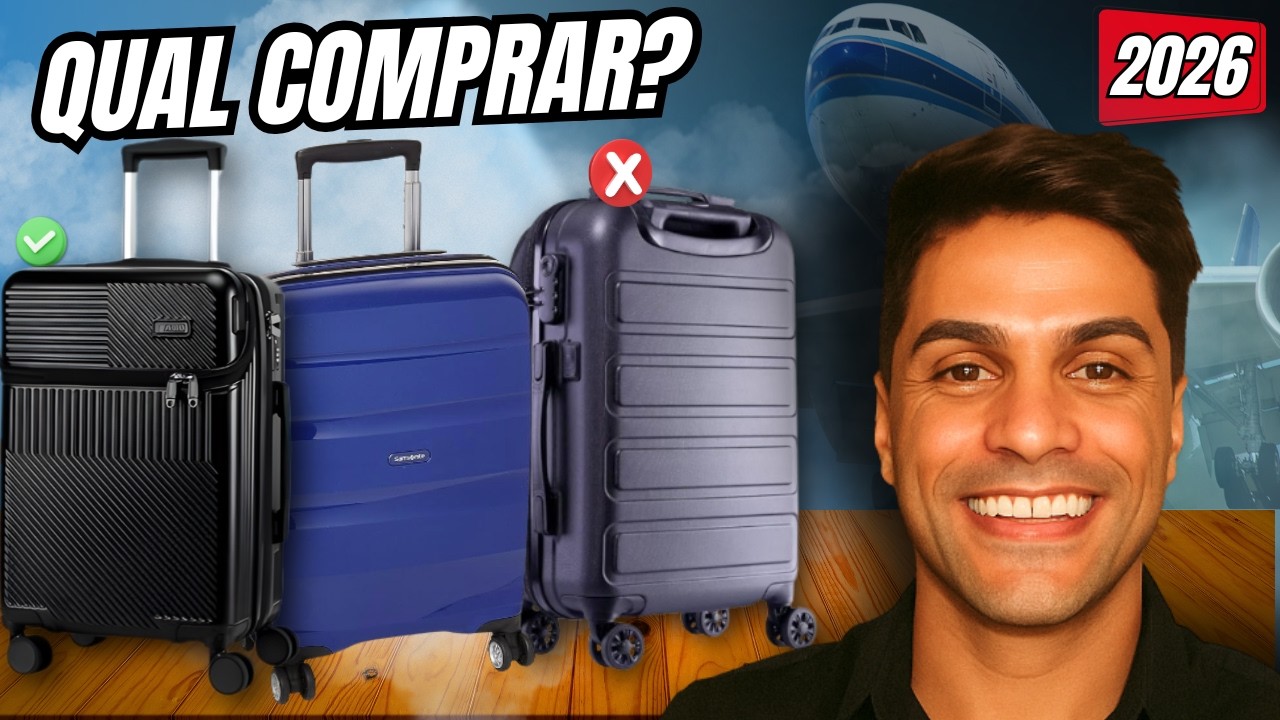 MELHORES MALAS DE VIAGEM 2026 Qual é a Melhor Opção para 10Kg?