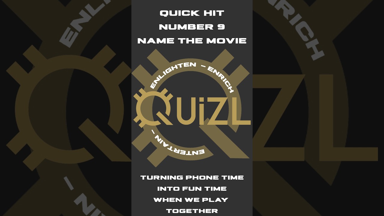 QUiCK HiT QUiZL 9 · Name The Movie · Part 1 of 2 #Shorts