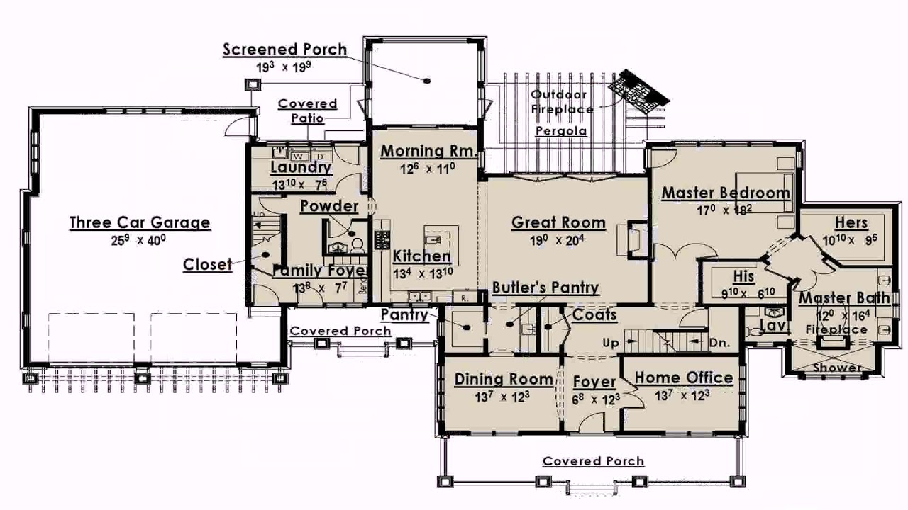 House Plans Downstairs Master Bedroom Daddygif Com Youtube