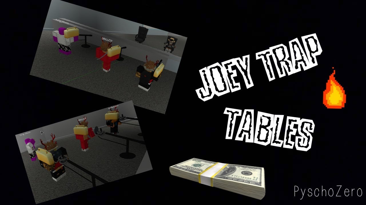 Joey Trap Tables Roblox Music Video Youtube - roblox joey trap table