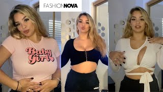 CLAUDIA GARCIA Jaw-Dropping Fashion Nova Try-On Haul - See Her Style Transcend