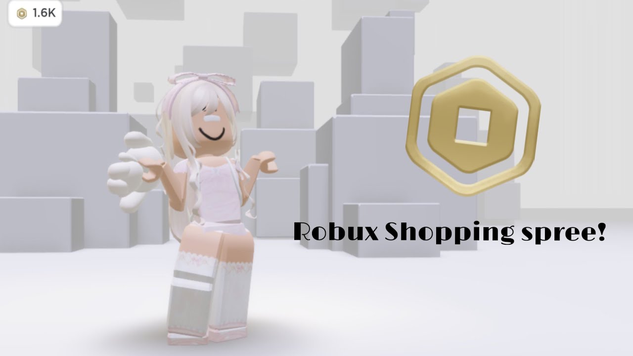 1.6k Robux SHOPPING SPREE 🛍️🛍️ (Roblox) - YouTube