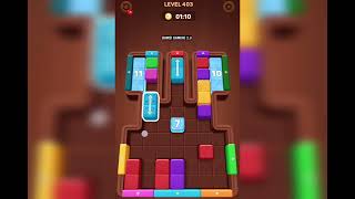 Wood Away Block Jam Level 403 Game Walkthrough Solution