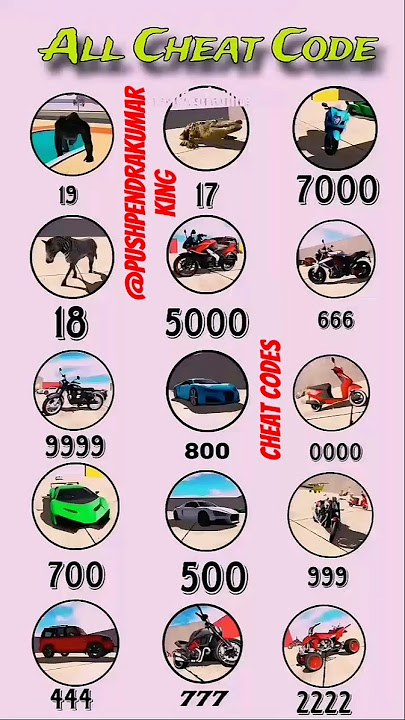 Real code 💥 Indian bike driving 3d all new cheat code update   plugin cheat code