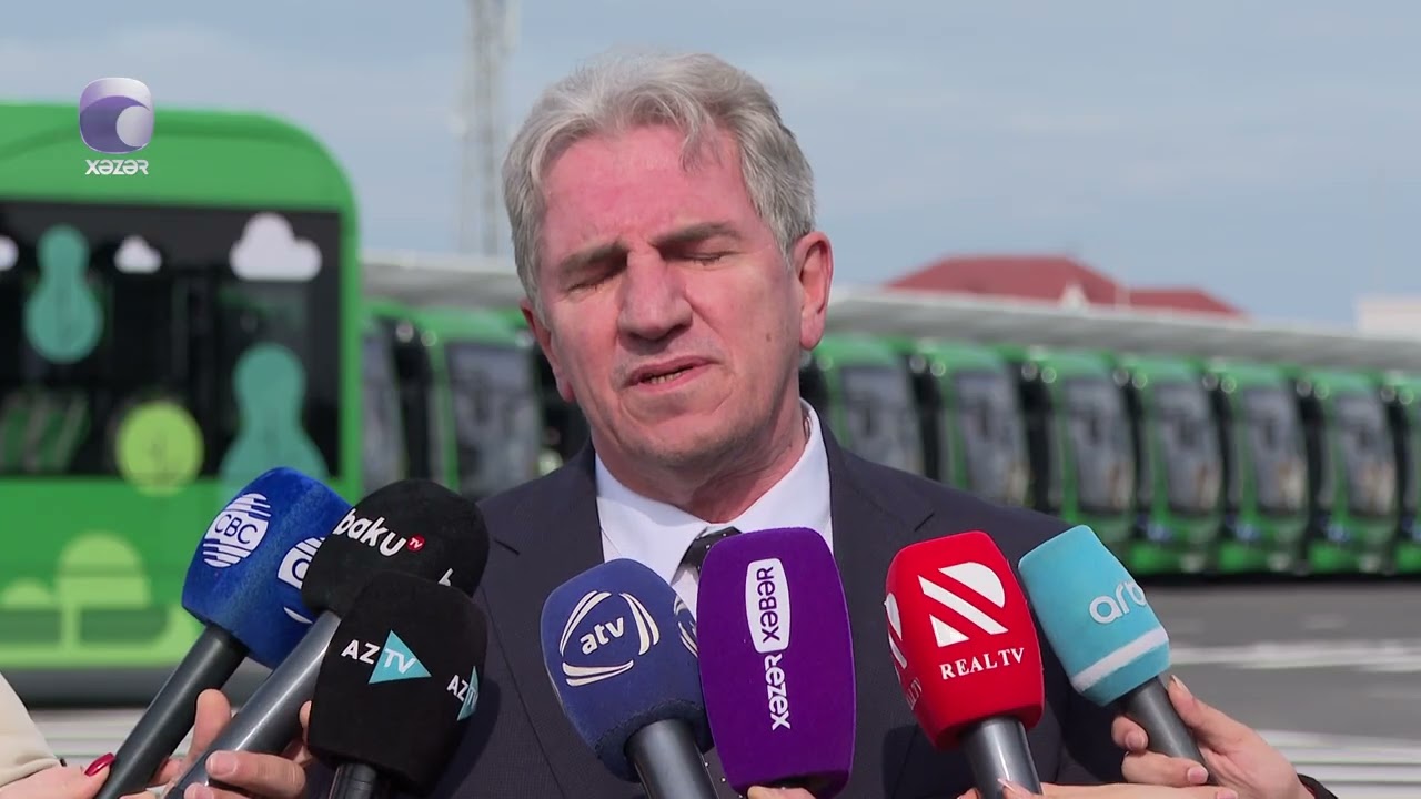 Bakıda elektrik avtobus parkı istifadəyə verilib